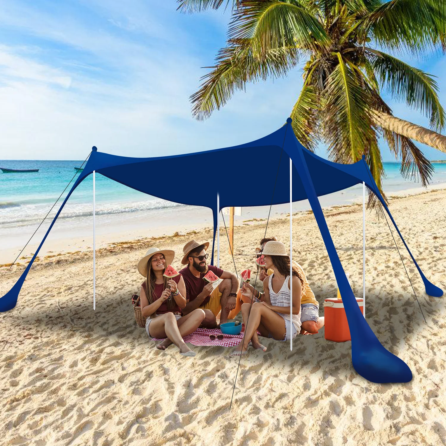 Sonnenschutz Strand 3×3m UPF50