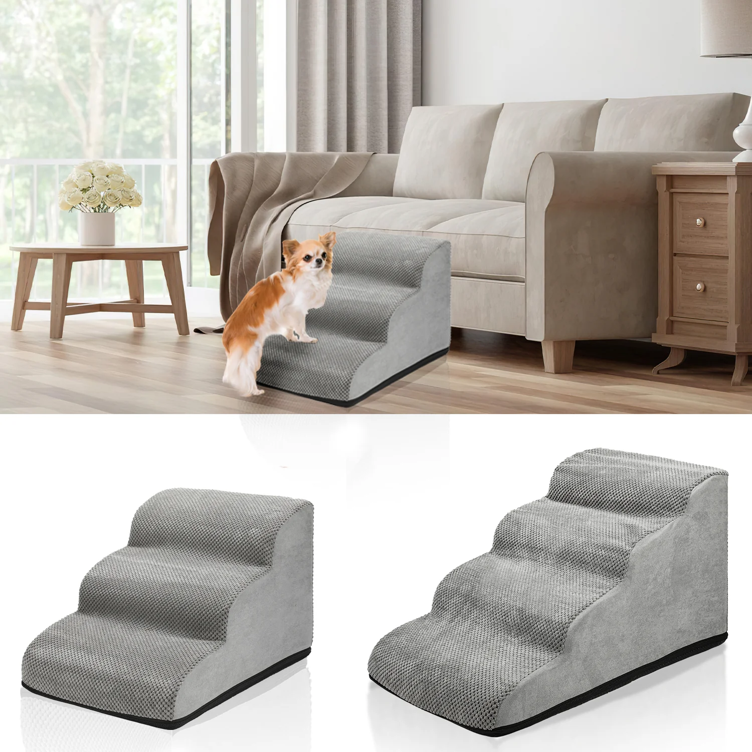 Hunderampe Hundetreppe Tragbare Maximale Belastung 18kg