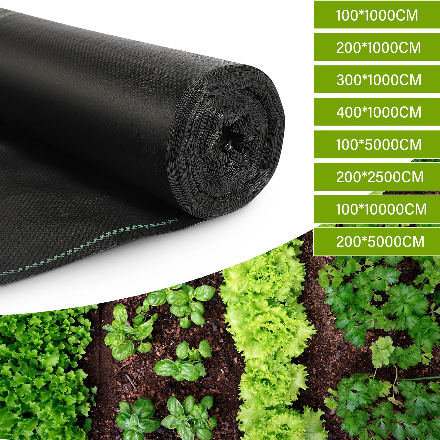 Unkrautvlies Unkrautgewebe Bodengewebe Reißfestes