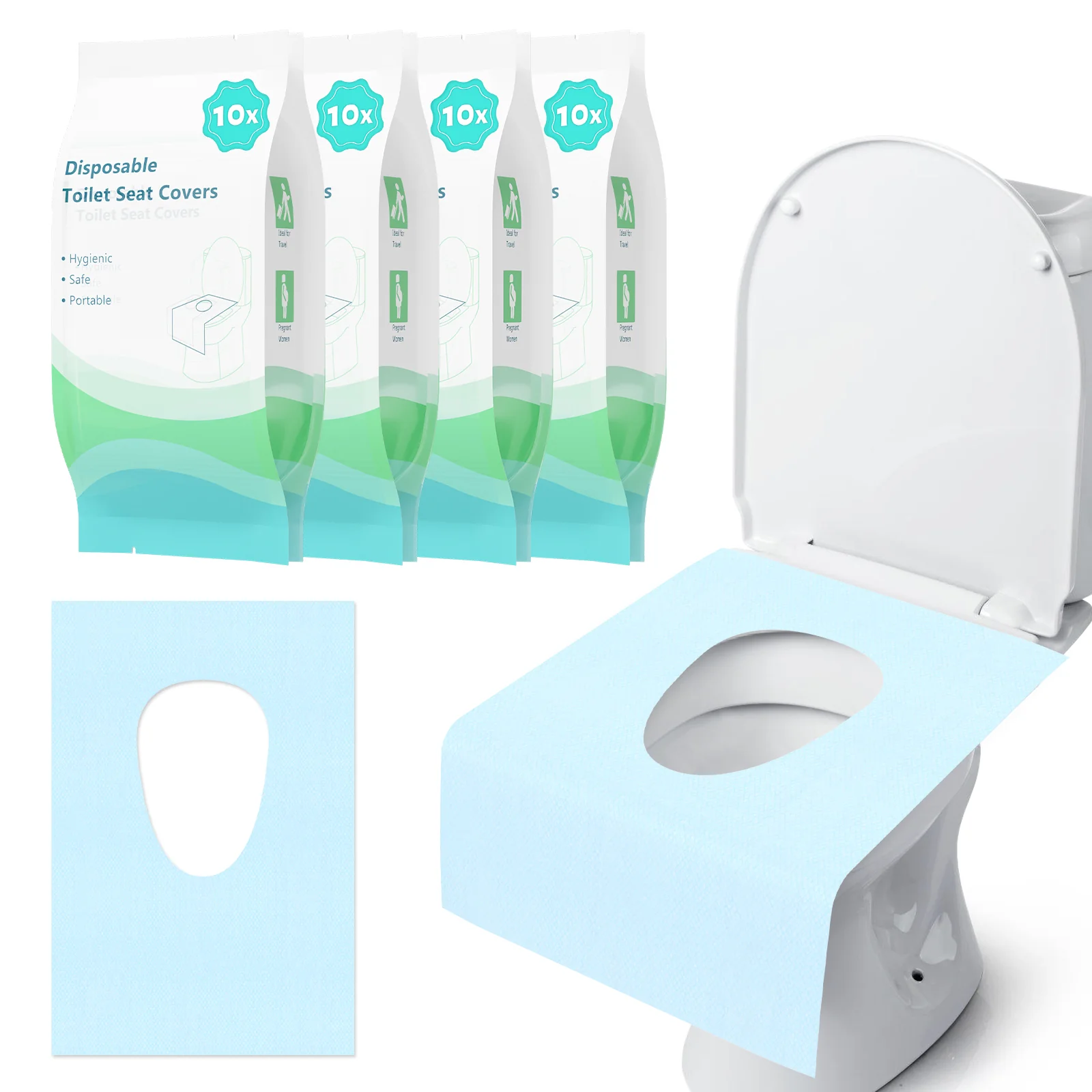 Toilettensitzbezug WC Einweg 60x40cm