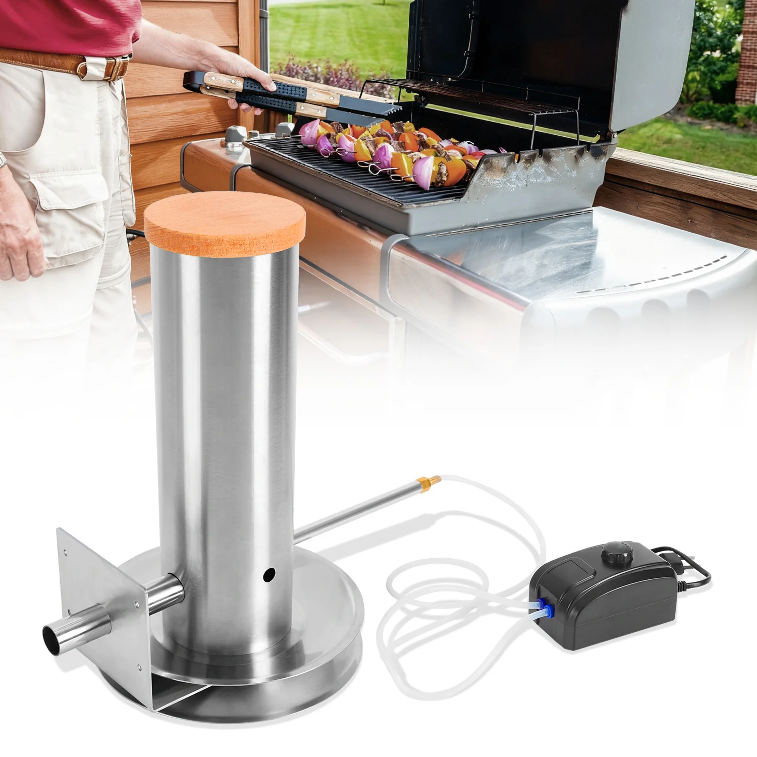 Rauchgenerator Räucherofen Elektrisch mit Pumpe