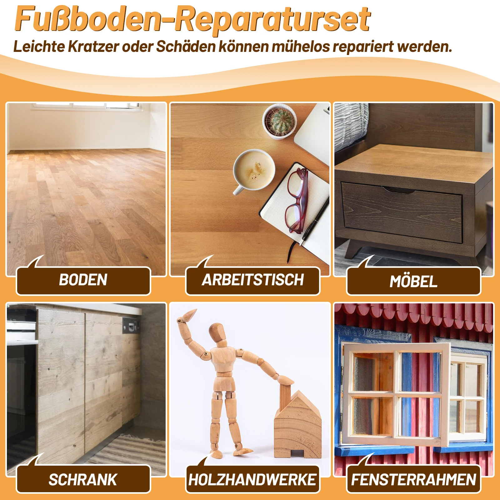 Holz Reparaturset Fliesenreparaturset