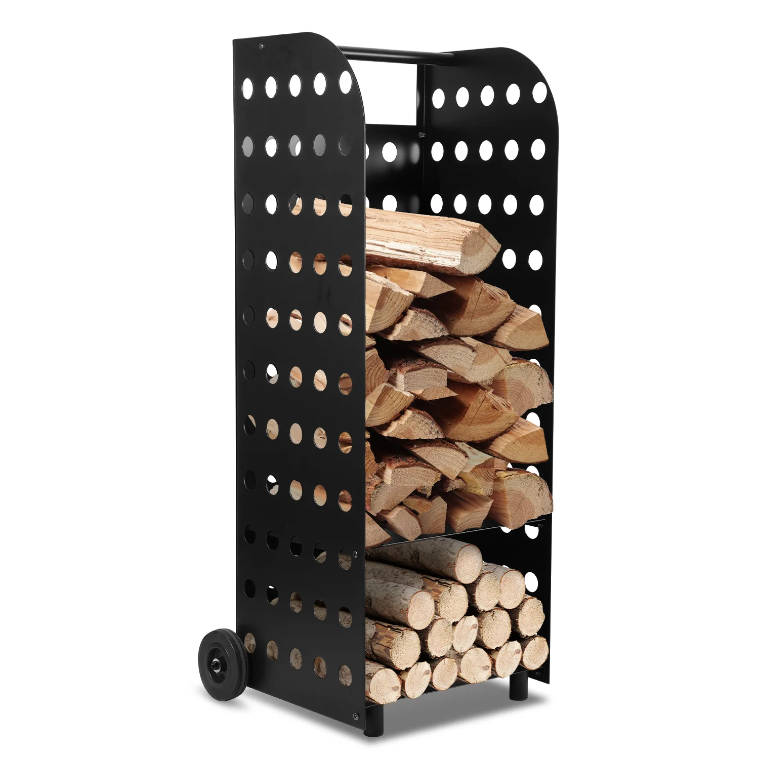 Kaminholzwagen Brennholzwagen Doppelschichten