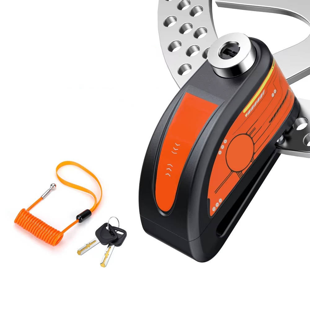 Motorrad-Scheibenschloss mit Alarm - Starke Sicherheit & lauter Signalton