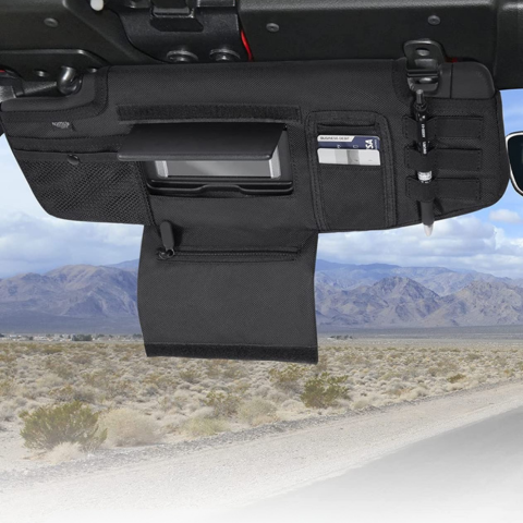 Organizer Sonnenblende – Zubehör in Reichweite