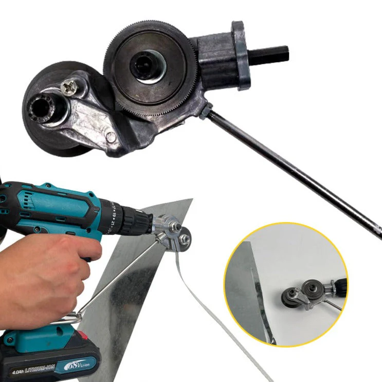 Profi-Blechschneider für Bohrmaschine – Spezial für Karosserie und mechanische Arbeiten