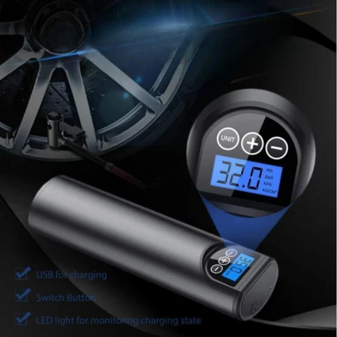 Tragbare Reifenpumpe – Schnelles und praktisches Aufpumpen