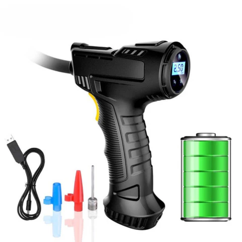 Tragbarer Luftkompressor 120W — Schnelles und leistungsstarkes Aufpumpen