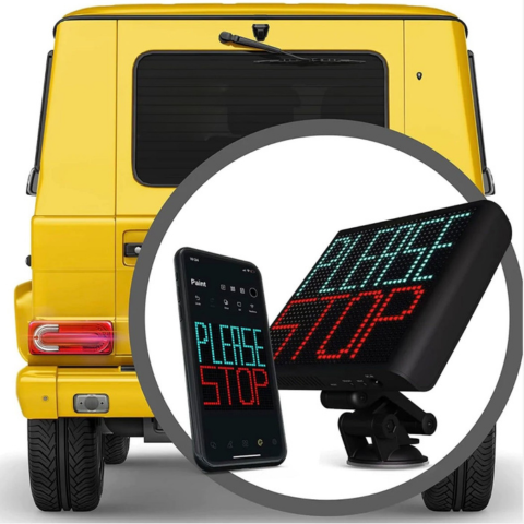 LED-Emoji-Anzeigetafel für das Auto