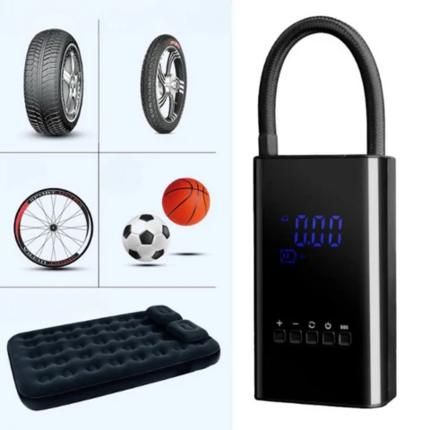 Mini-Kompressor Tragbar – LED-Anzeige und einstellbarer Druck