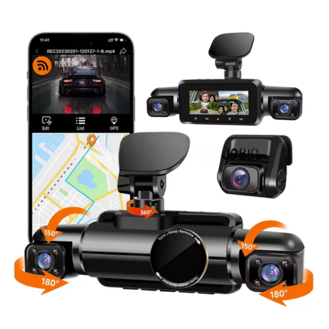 Eingebaute Kamera Auto — Vollständige Sicherheit unterwegs und am Halt