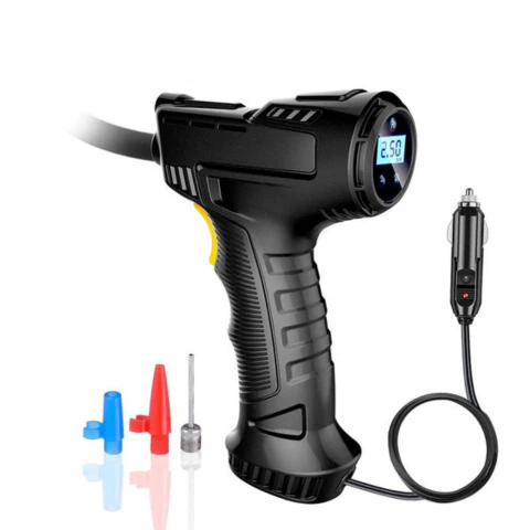 Tragbarer Luftkompressor 120W — Schnelles und leistungsstarkes Aufpumpen