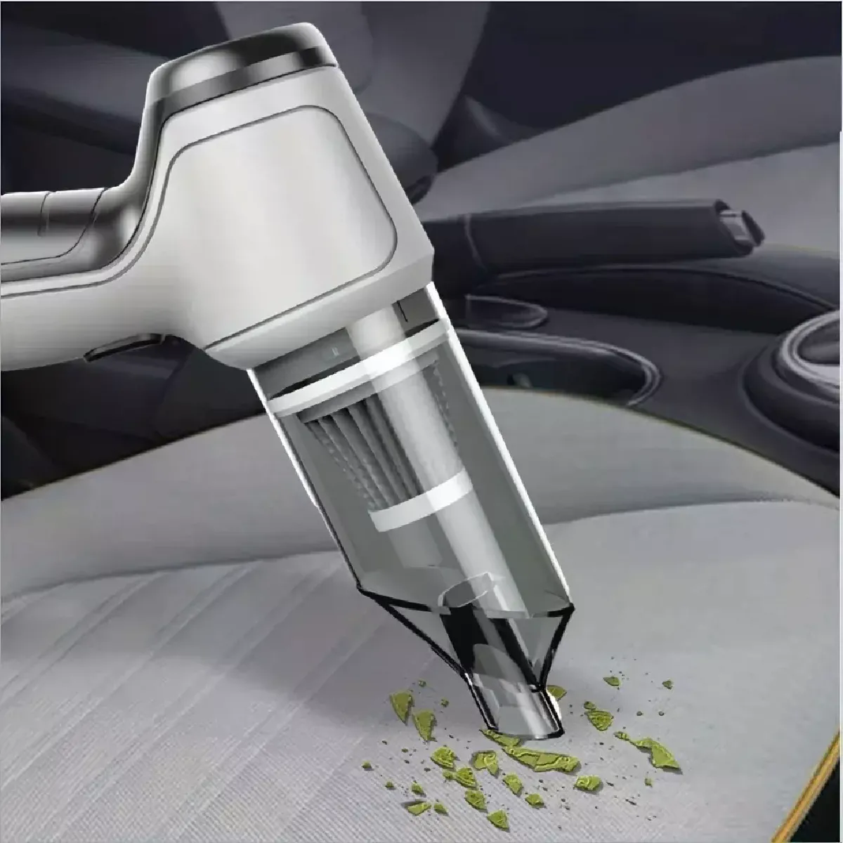 Kabelloser Handstaubsauger für das Auto – Leistungsstark, Leicht & USB-wiederaufladbar