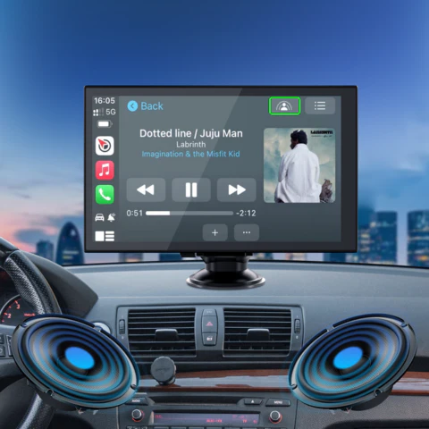 Tragbarer Touchscreen für das Auto