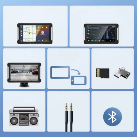 Multimedia-Display Auto – Einfache Installation und vollständige Funktionen