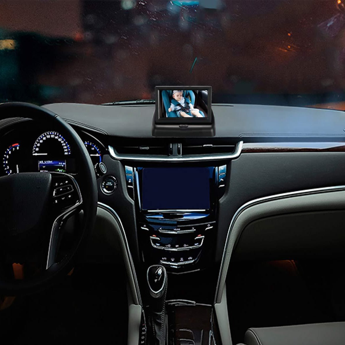 Überwachungskamera für Babys im Auto — Sicherheit und Ruhe auf der Fahrt