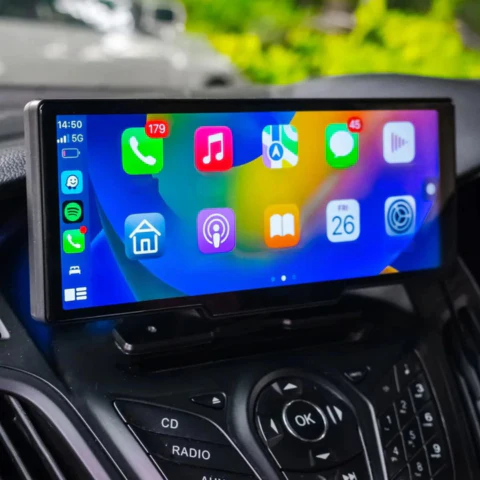 Multifunktionsbildschirm Auto – Rückfahrkamera Halterung und Sprachsteuerung