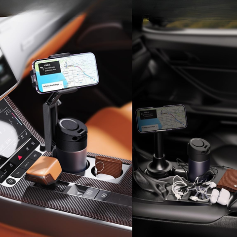 Unterstützung Telefon Auto – Befestigung im Getränkehalter