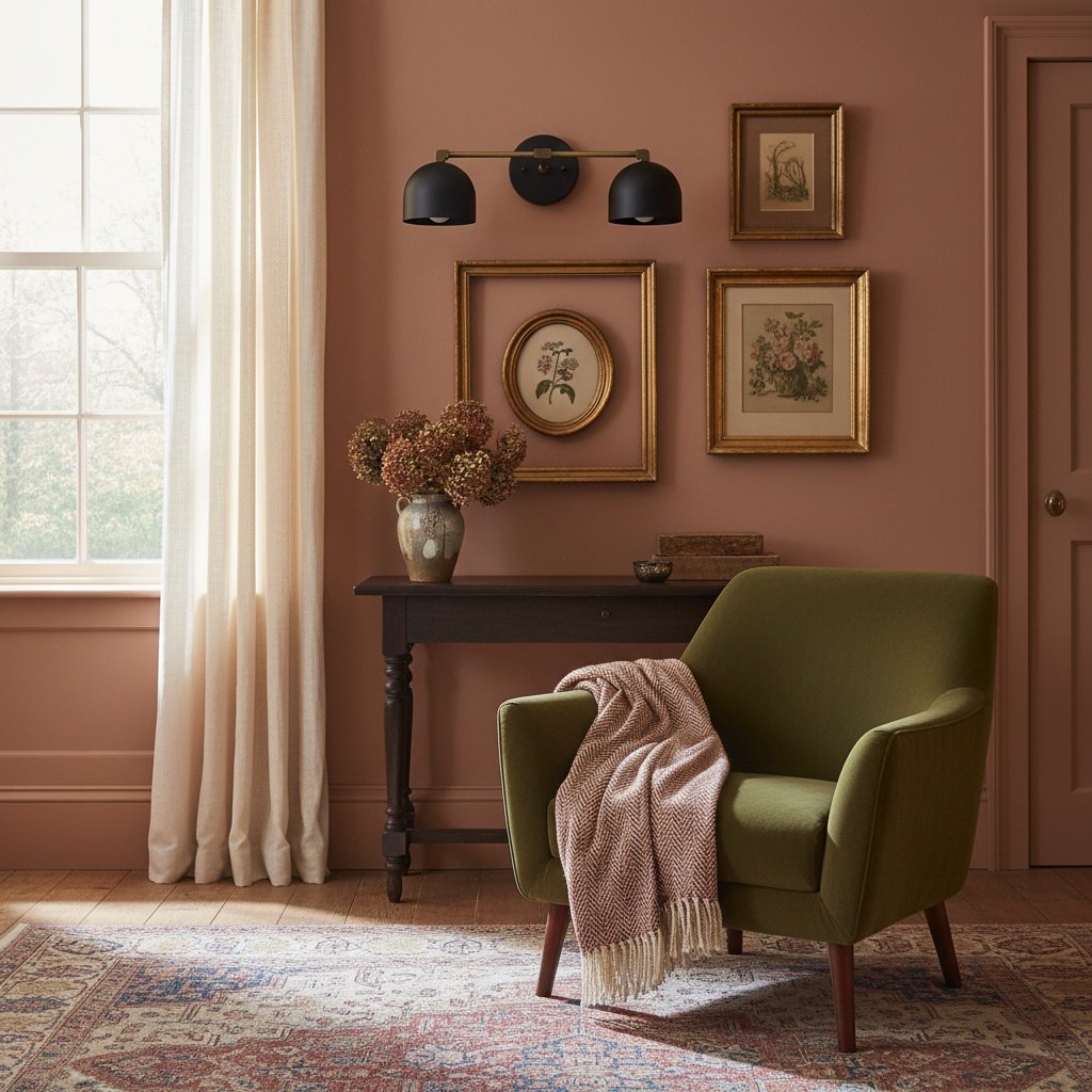 Metio Dome Mid-Century Deep Ball Schminklampe - Messing Wandleuchte