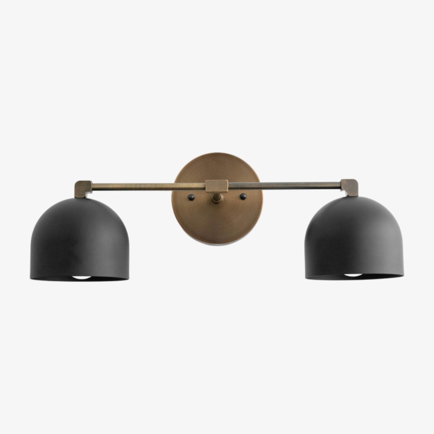 Metio Dome Mid-Century Deep Ball Schminklampe - Messing Wandleuchte