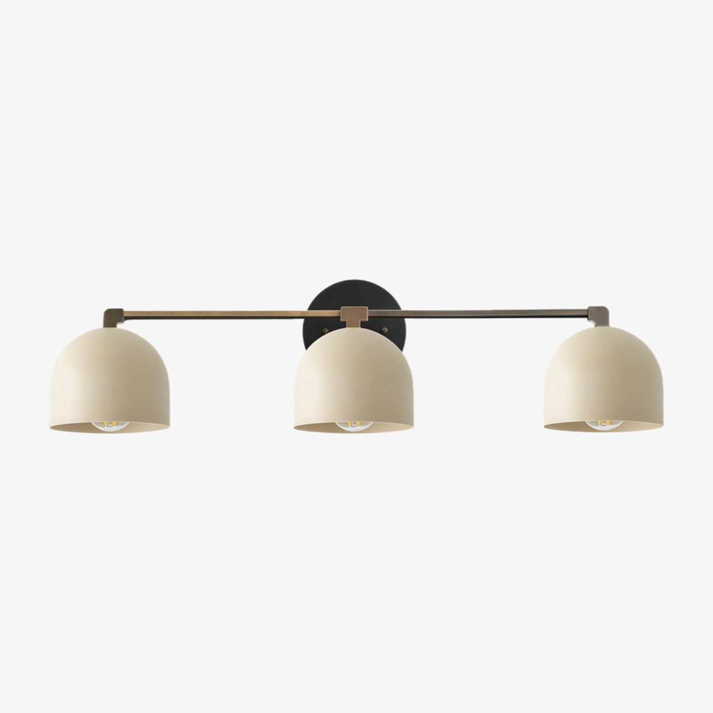 Metio Dome Mid-Century Deep Ball Schminklampe - Messing Wandleuchte
