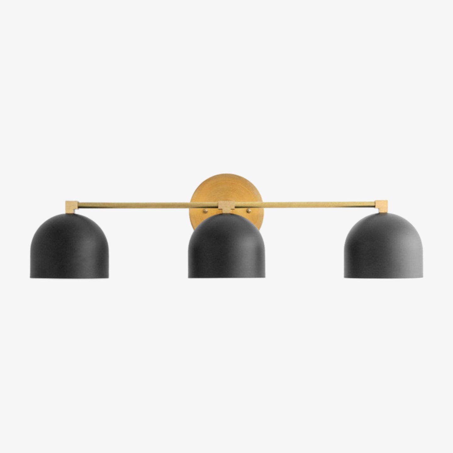 Metio Dome Mid-Century Deep Ball Schminklampe - Messing Wandleuchte