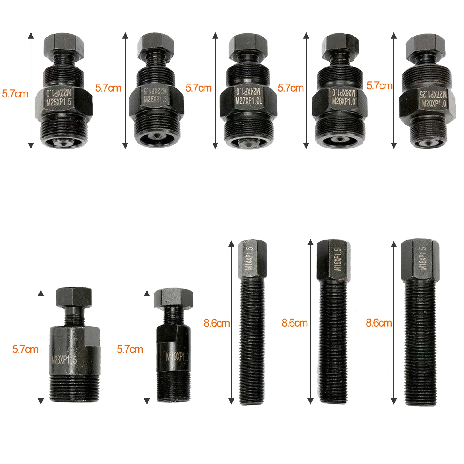10tlg Polradabzieher für Roller Motorrad