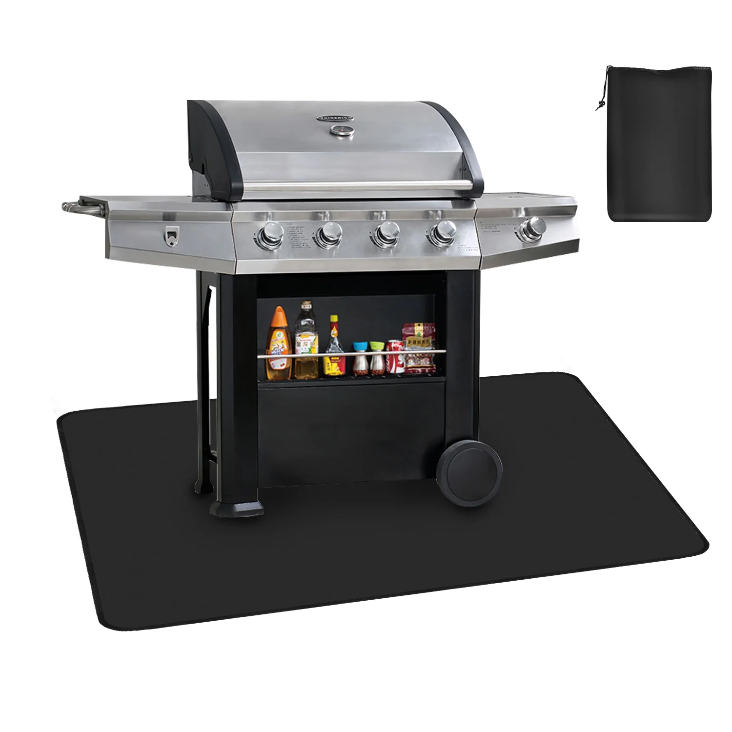 Grillmatte BBQ Matte Silikonglasfaser
