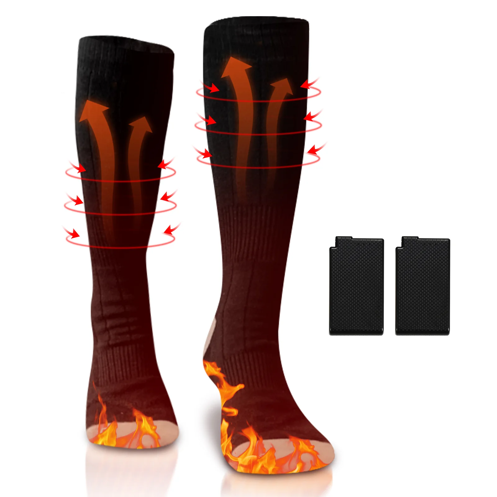 Beheizte Socken Herren Damen Wiederaufladbar