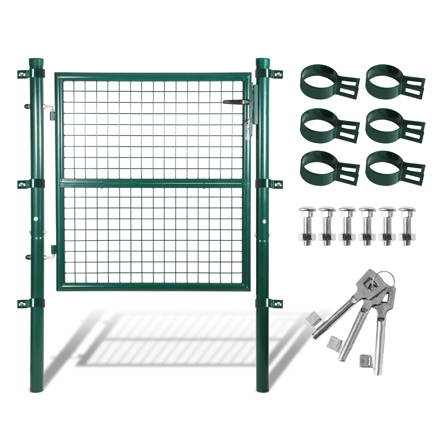 Gartentor Gartentür Grün Inkl. Schloss