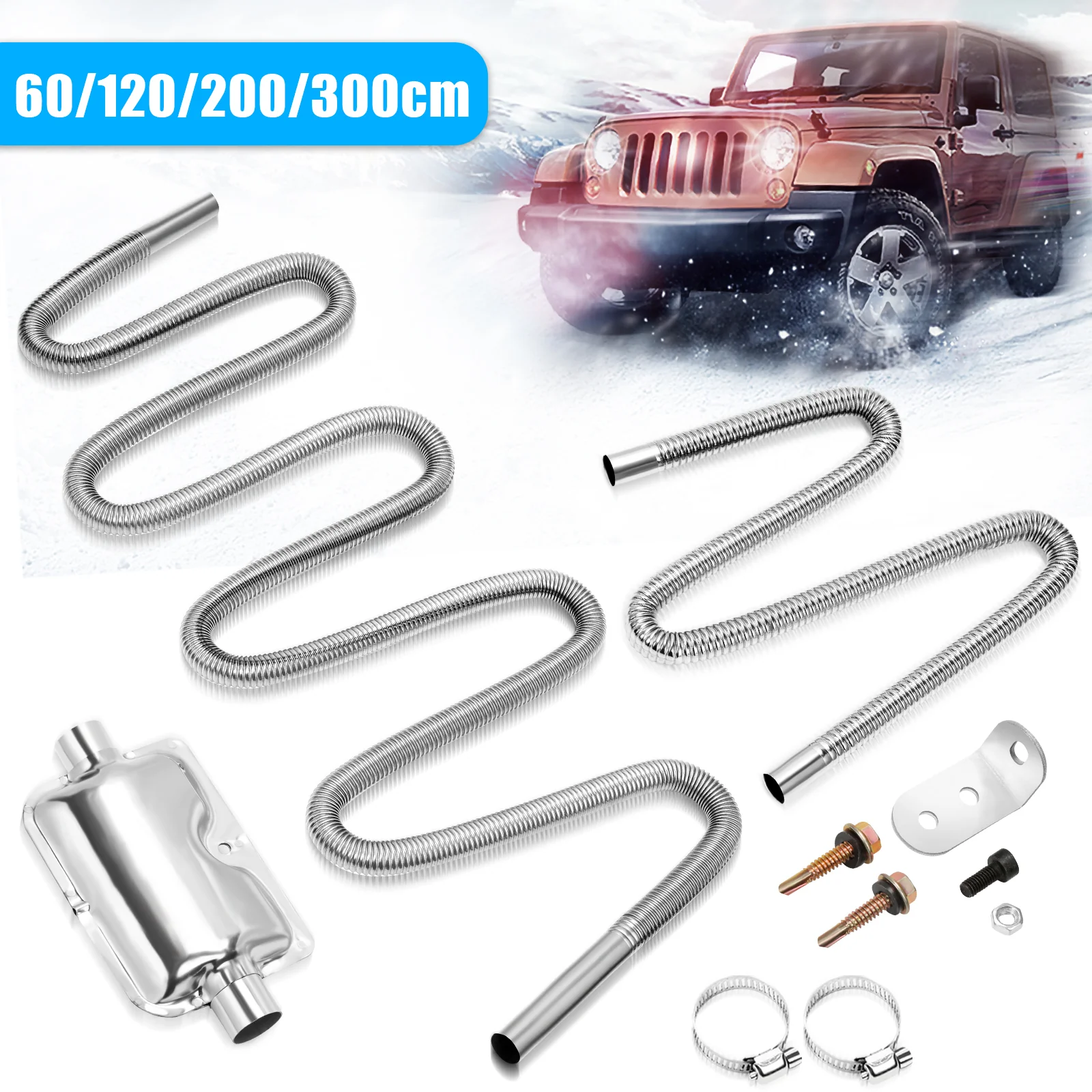 Abgasschlauch Auto Edelstahl Schalldämpfer