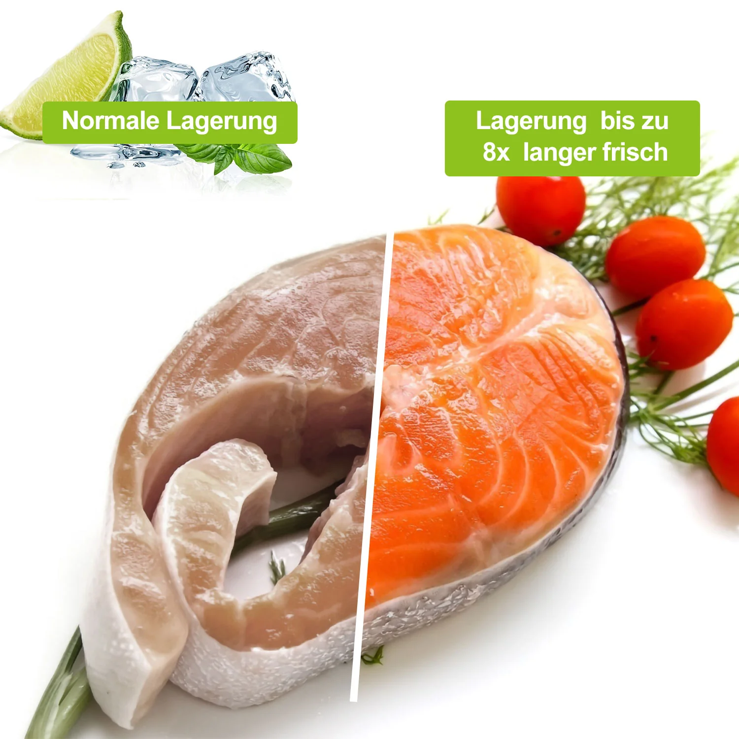 2 rollen Vakuumrollen Folienschlauch 20 x 600 cm