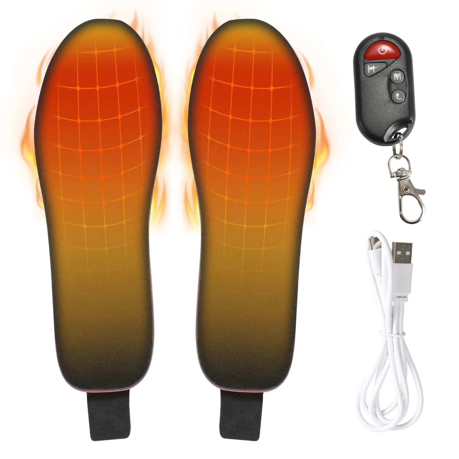 Beheizbare Einlegesohlen USB