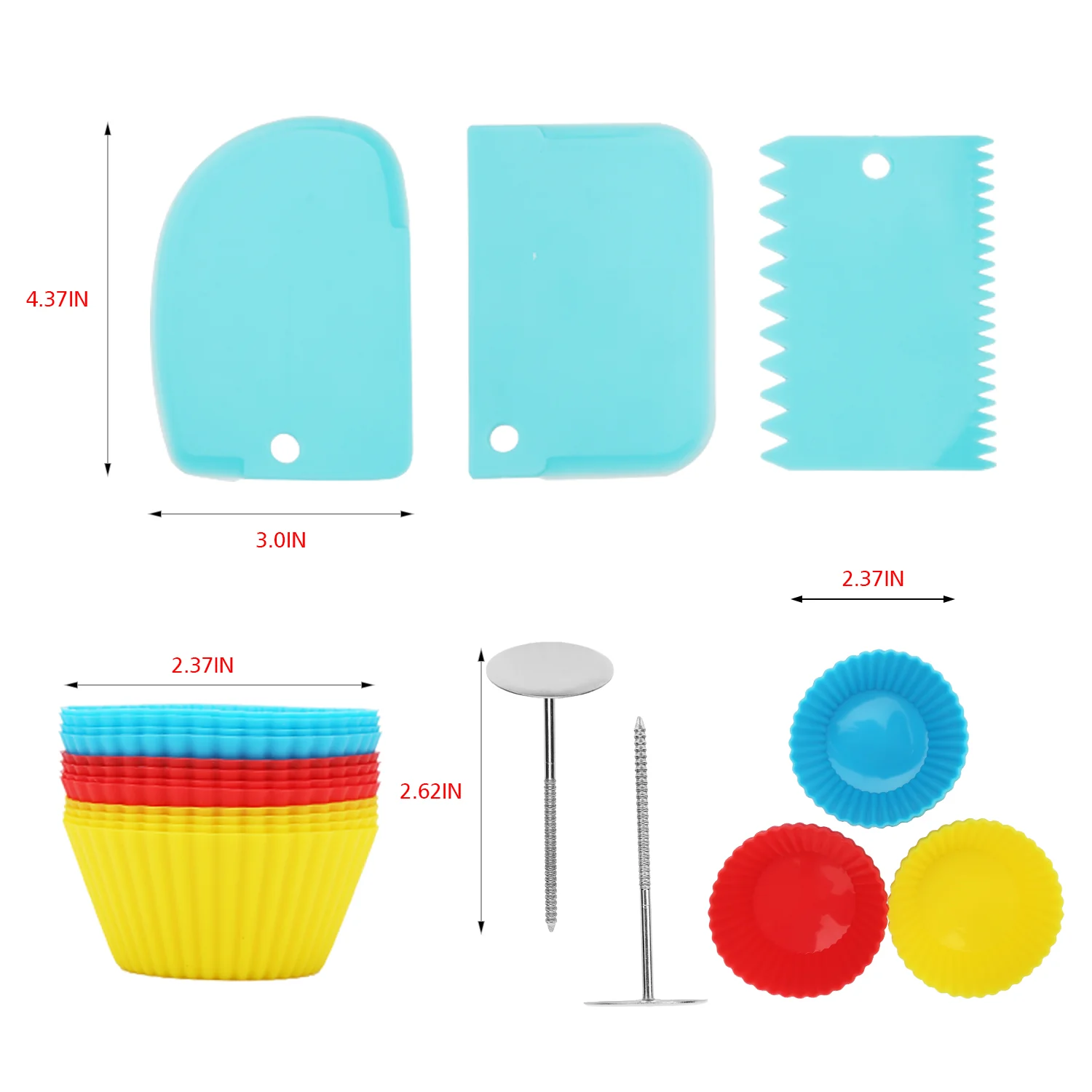 106 Teiliges Kuchen Spritztüllen Set