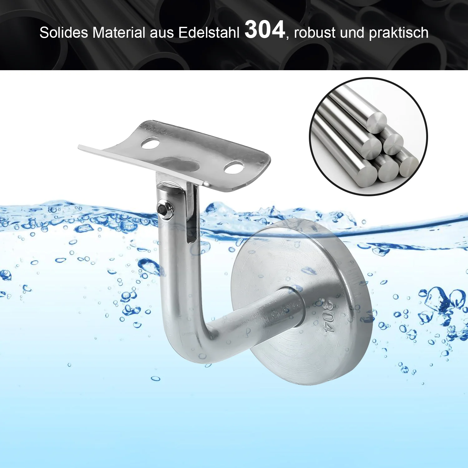 Edelstahl Handlaufträger Handlauf Befestigung