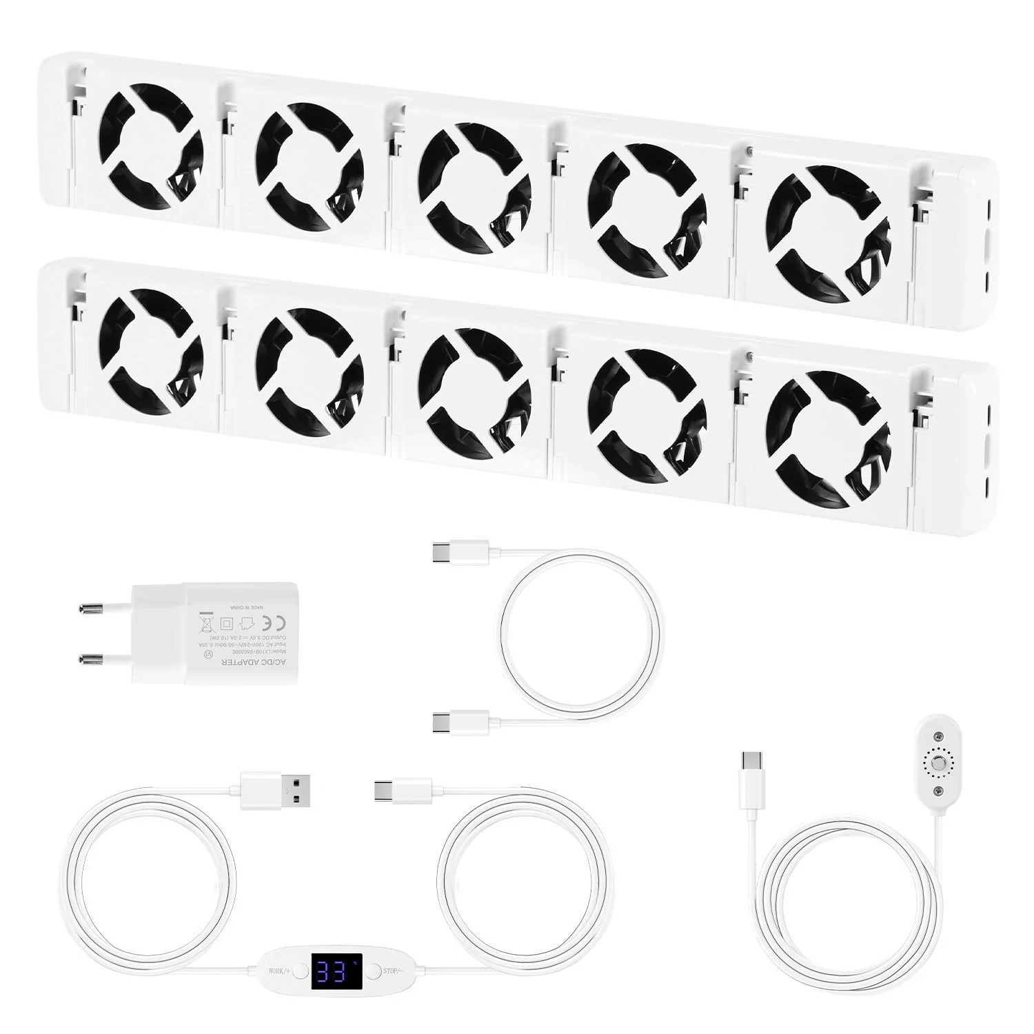 Heizkörperverstärker Heizkörper 5 Lüfter