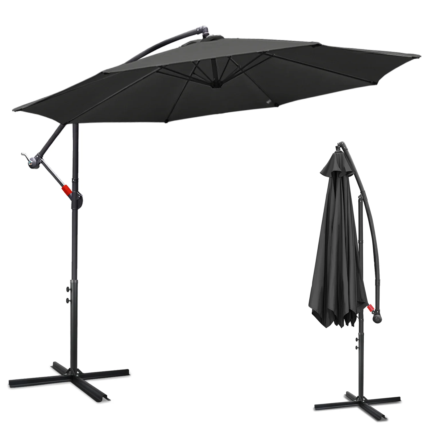 Ampelschirm Ø3.5m Ø3m Garten