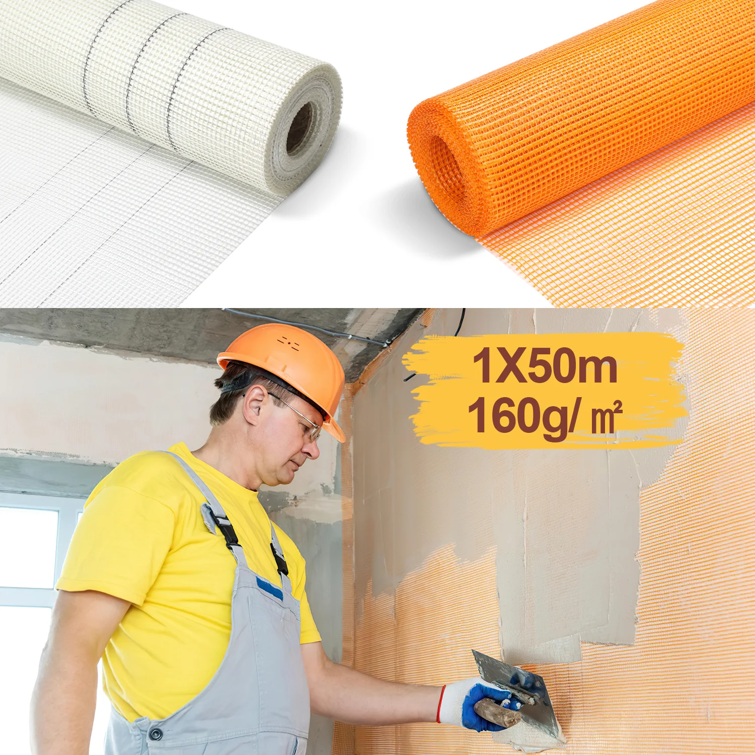 Armierungsgewebe Putzgewebe 1m x 50m 160 g/m²