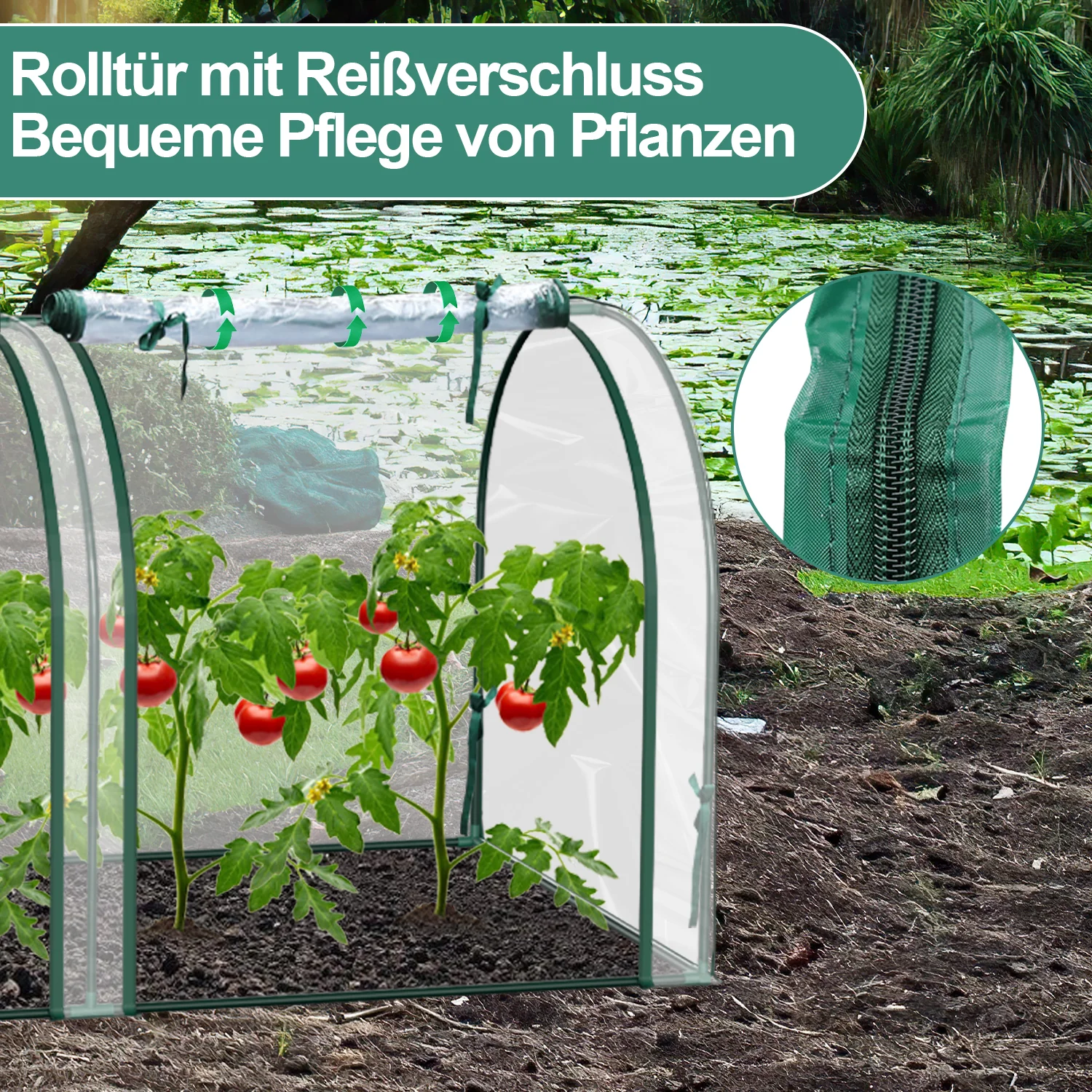 Gewächshaus Foliengewächshaus PVC Transparent