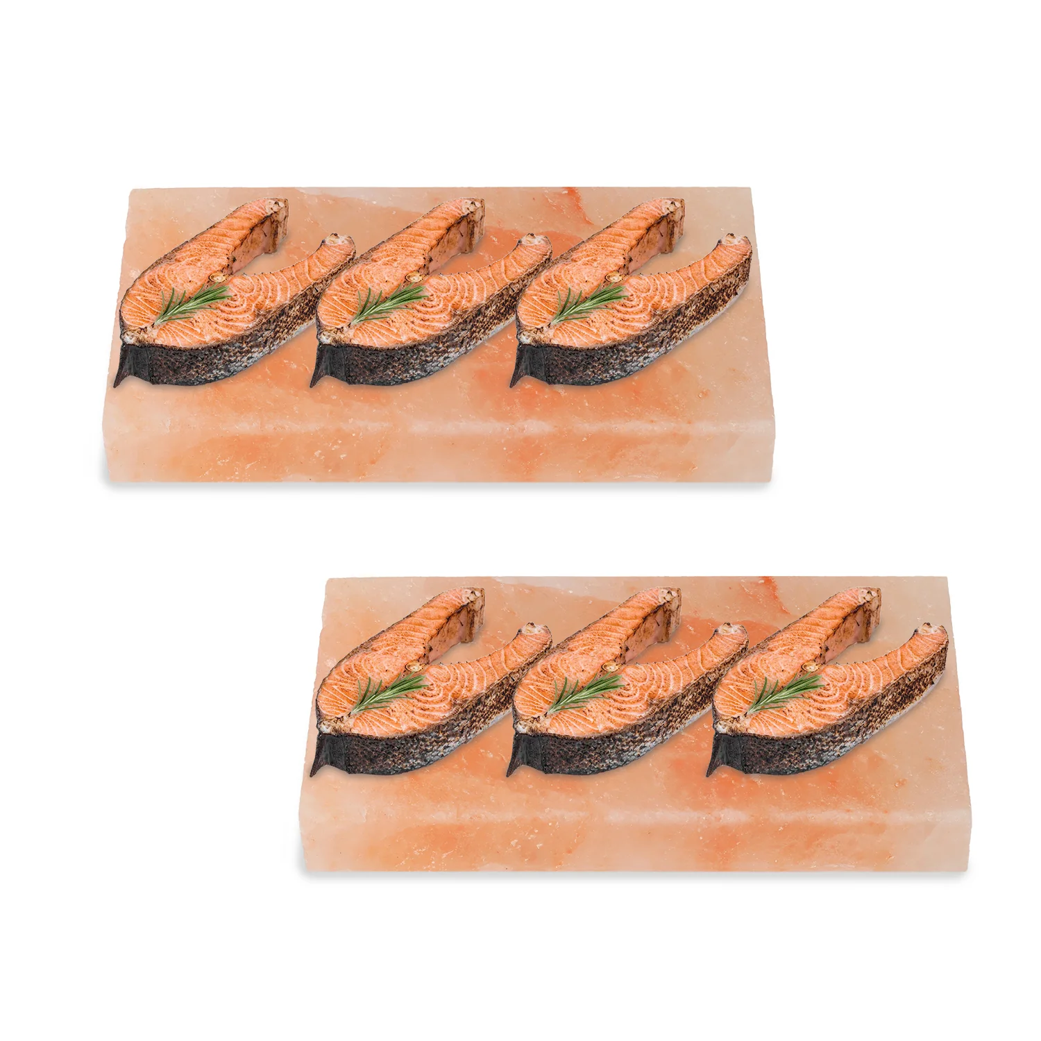 Grill Salzstein BBQ 20x10x2.5CM 2er Set