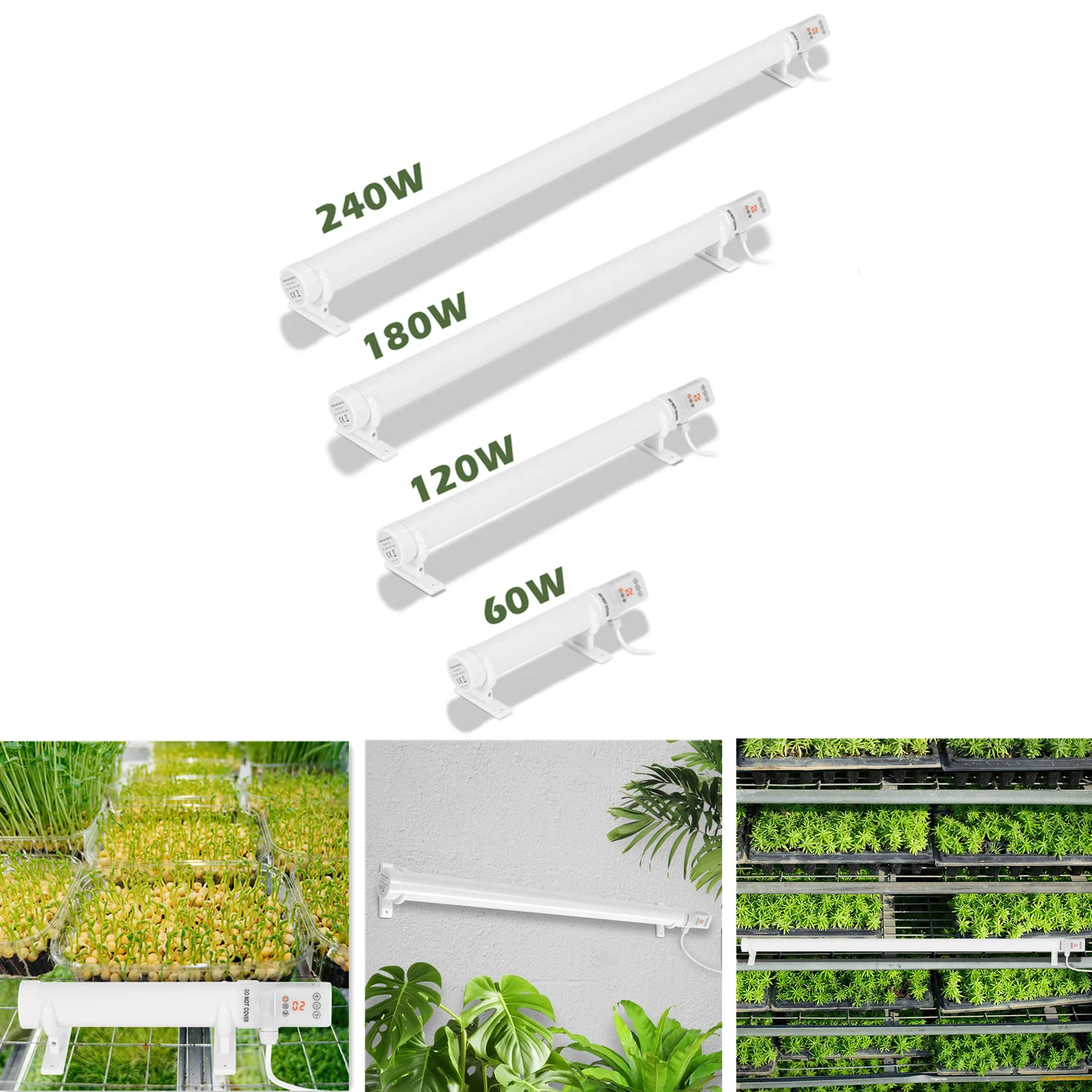 Elektrische Heizung für Gewächshäuser mit Timer