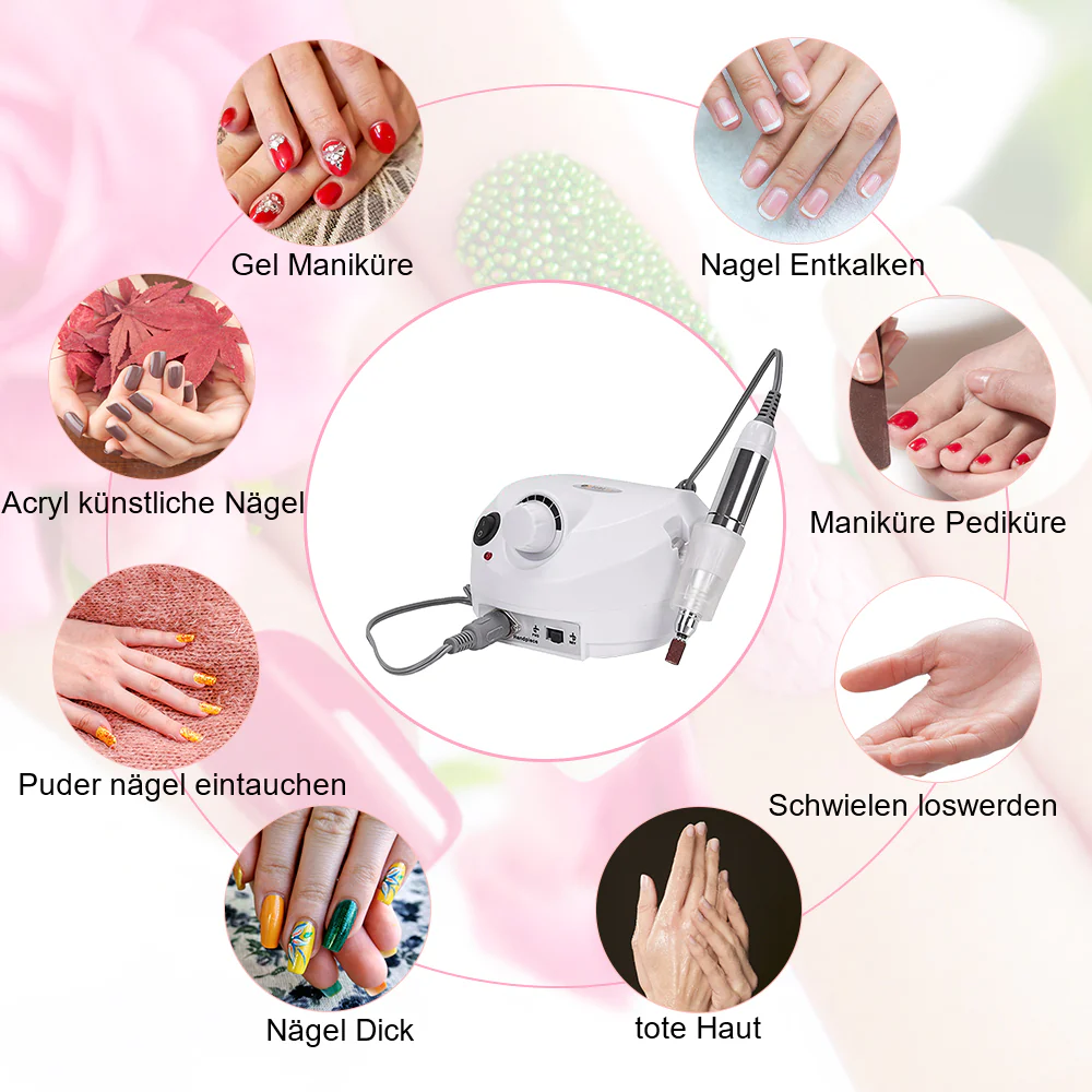 Elektrische Nagelfräser 30000 U/min Nagelfeile Pediküre
