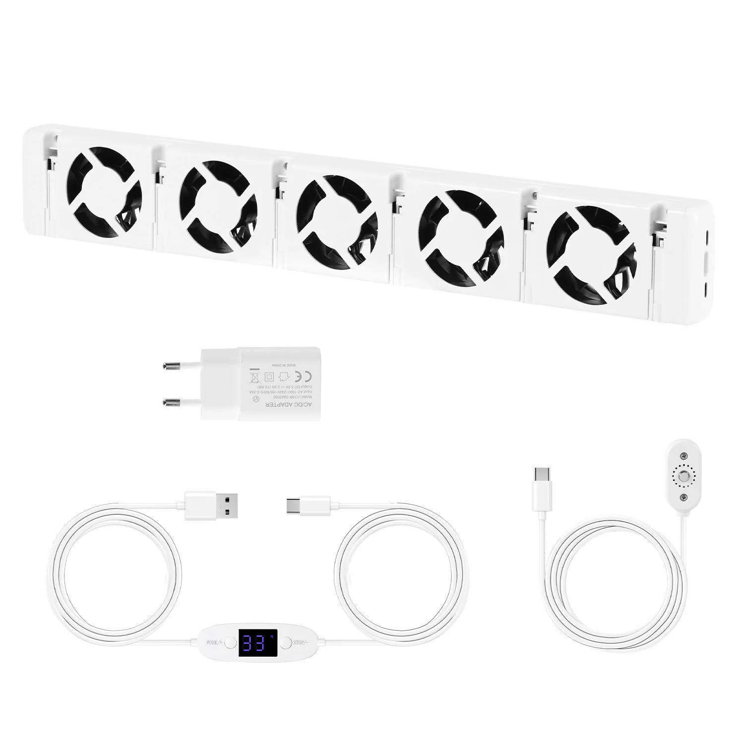 Heizkörperverstärker Heizkörper 5 Lüfter