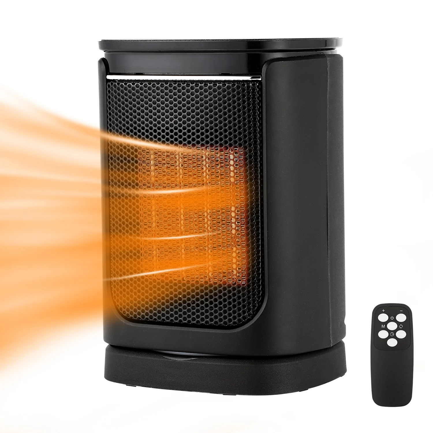 1500W Keramik Heizlüfter mit Fernbedienung