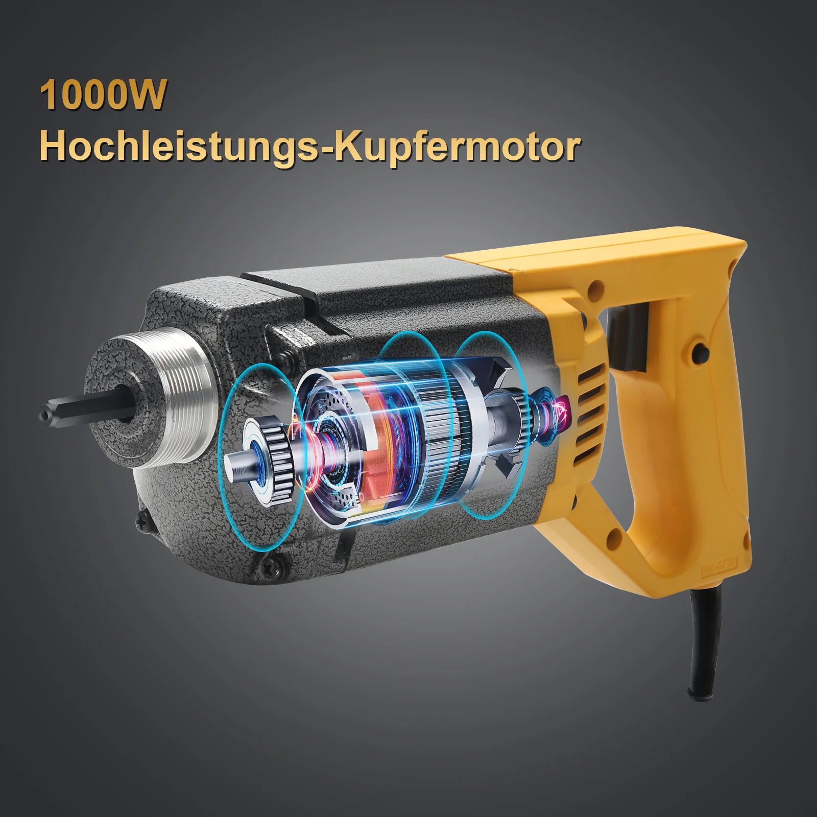 Betonrüttler 1000W 5000 rpm