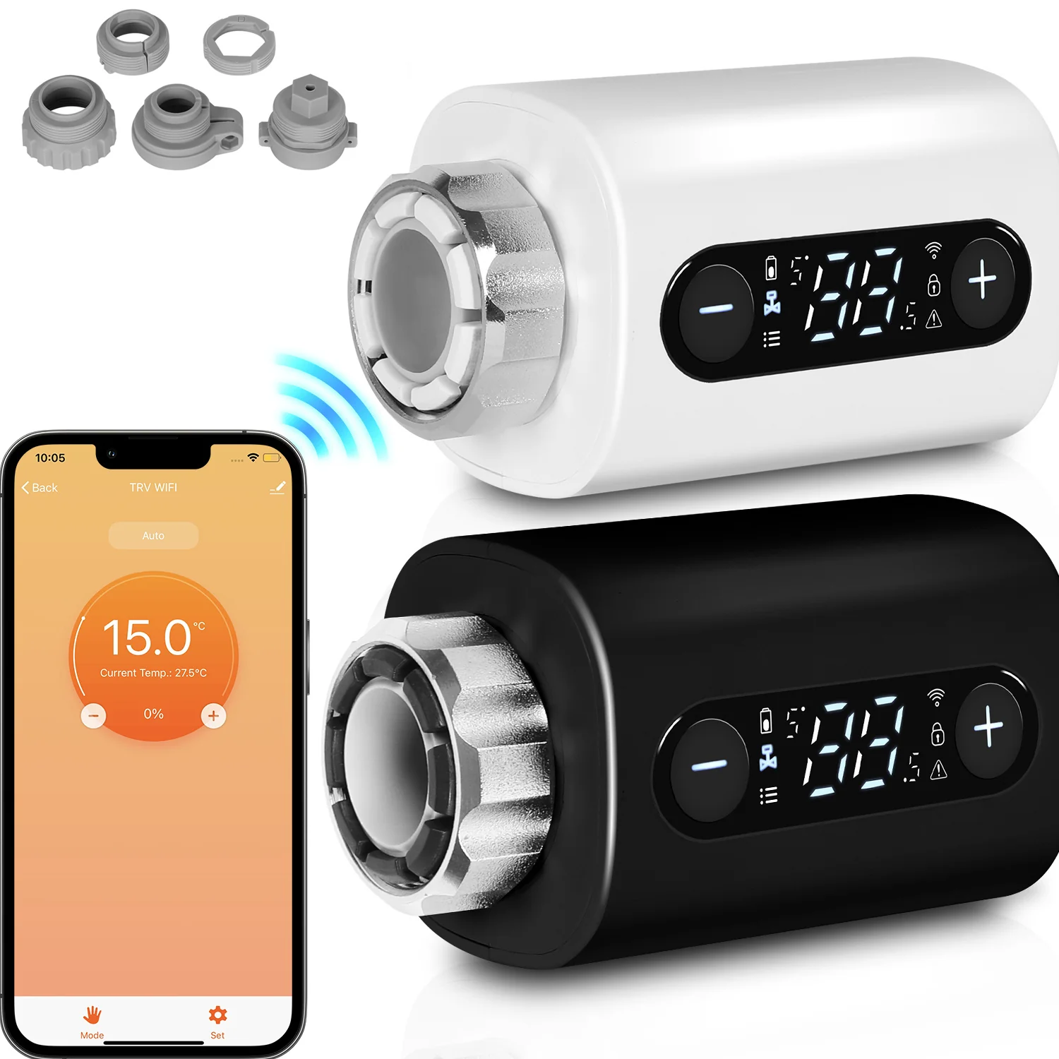 Heizkörperthermostat Thermostatisches Heizkörperventil mit Ersatzkopf