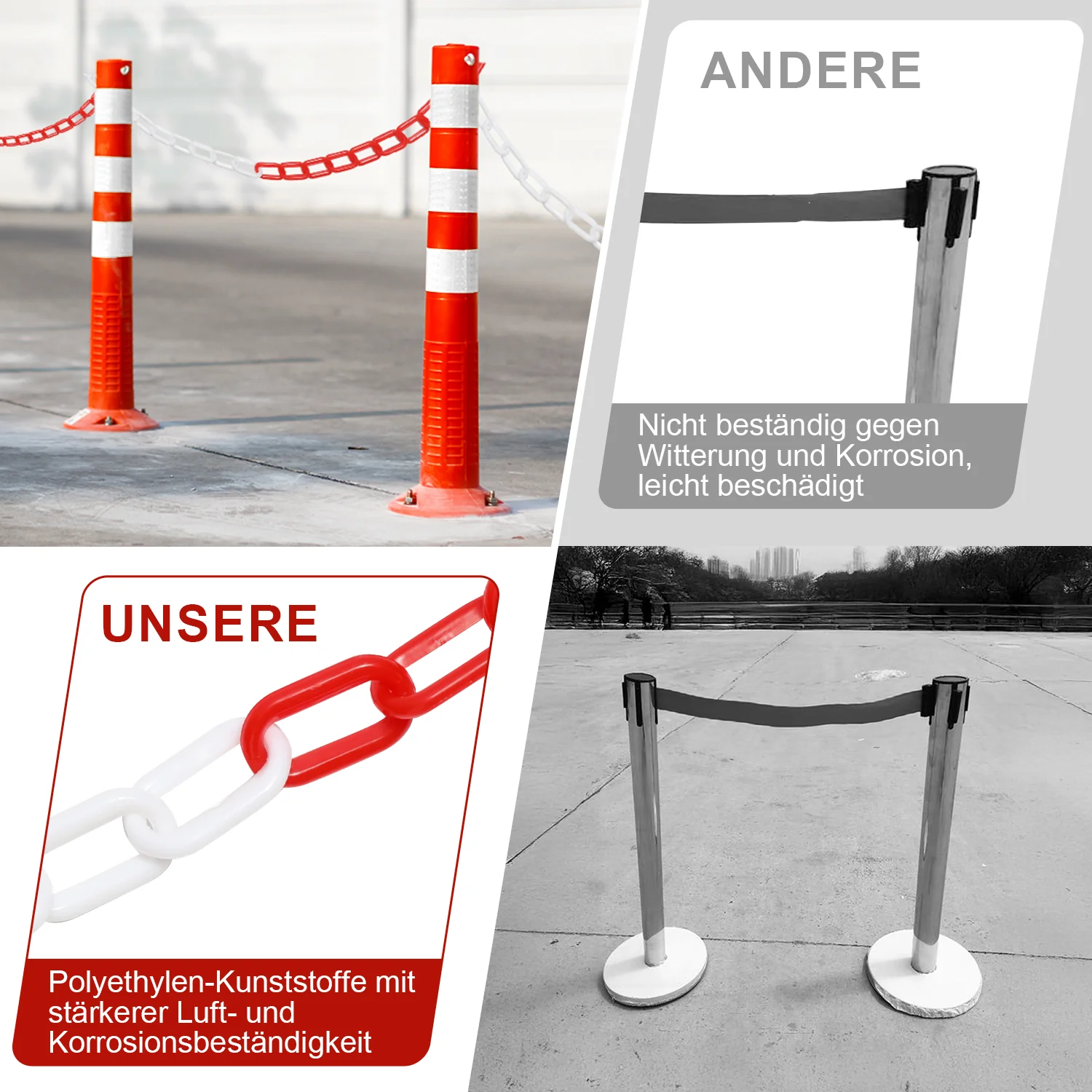 Absperrkette Warnkette 25m/50m