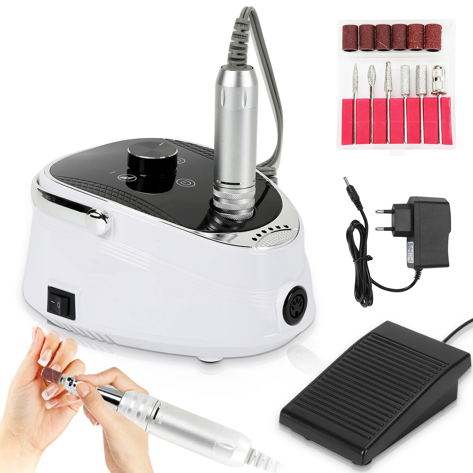 Elektrische Nagelfräser Pediküre  35000 U/min