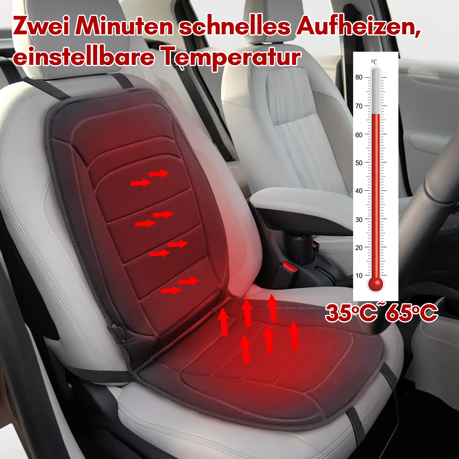 Auto Sitzheizung Universal 12V Carbon