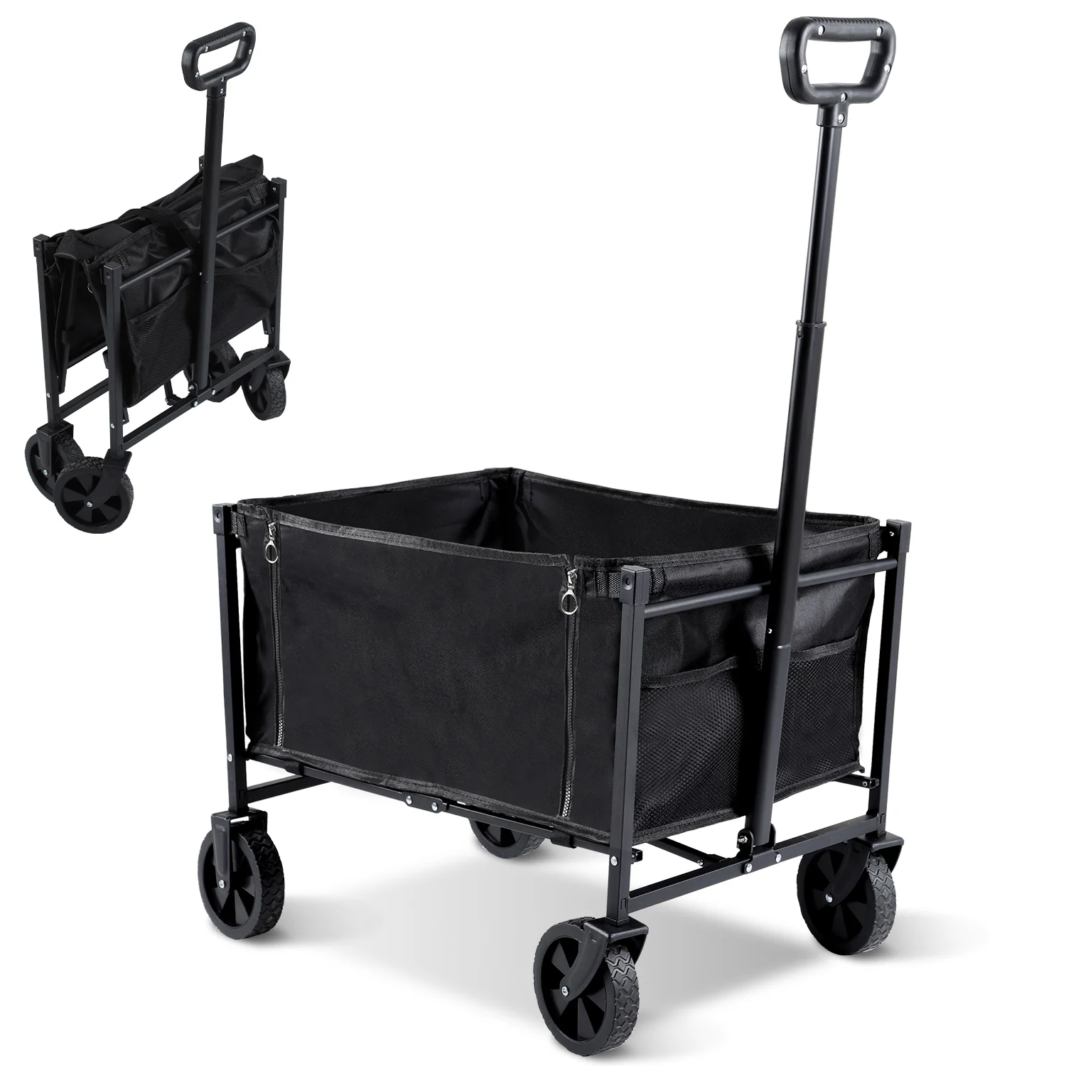 Faltbar Bollerwagen Transportwagen 60L